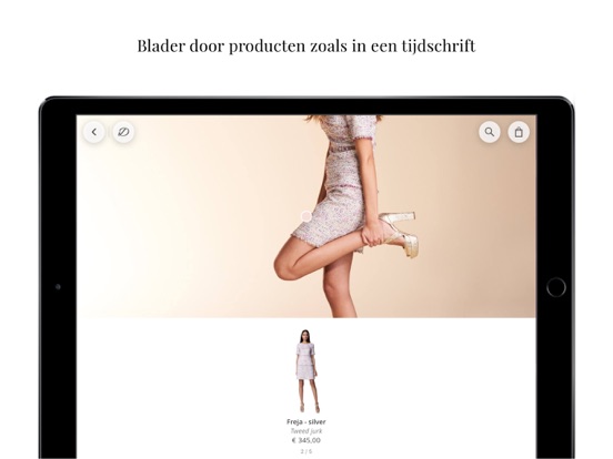 LaDress iPad app afbeelding 2