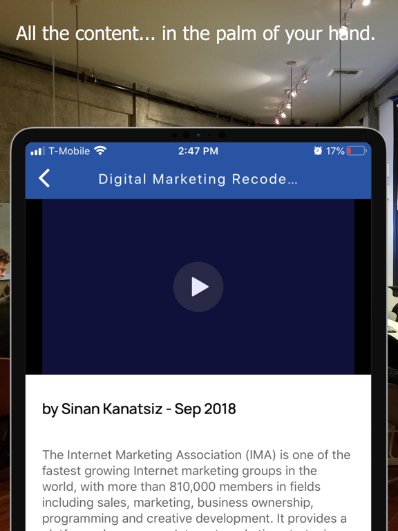 IEC Mobile App iPad screenshot 5 - Business app