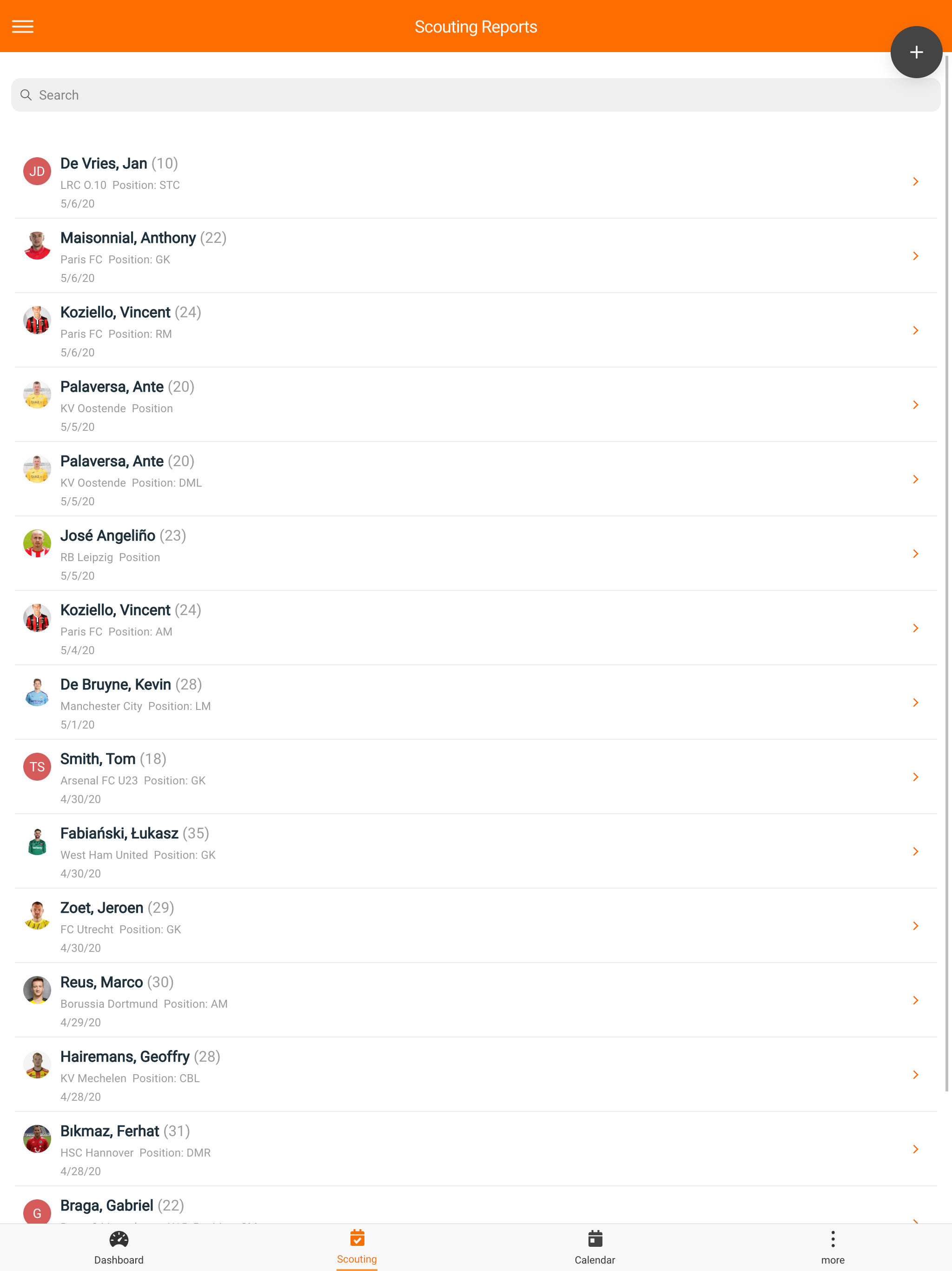 SoccerLAB Scout screenshot 9