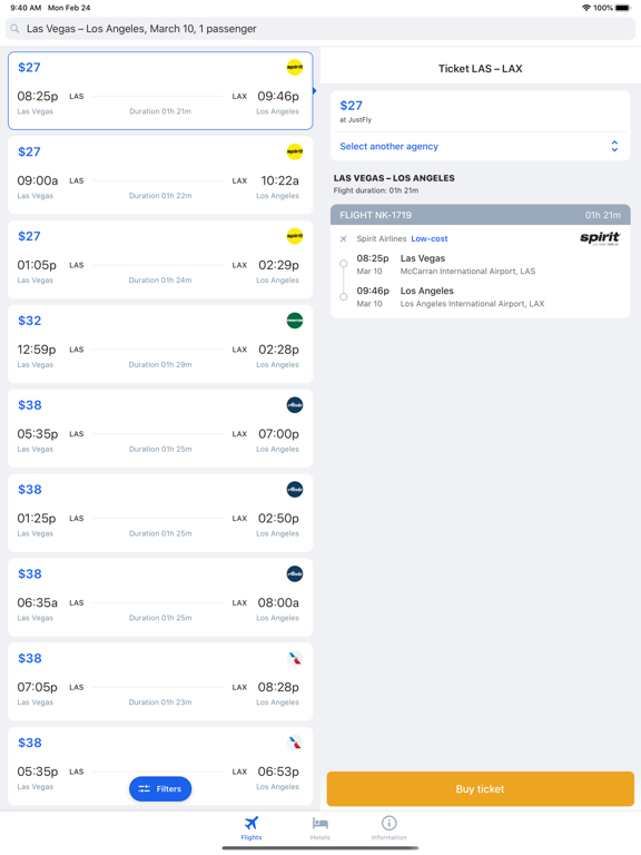 IrViajar iPad screenshot 2 - Travel app
