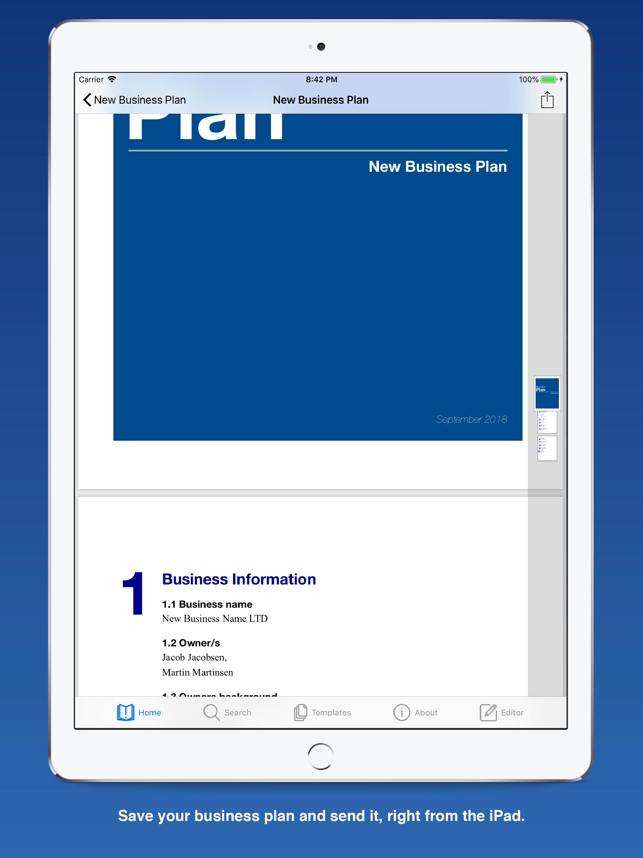 Business Plan for Startups screenshot 12