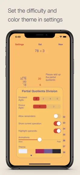 Game screenshot Partial Quotients Division apk