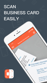 Card Scanner to Contacts + OCR screenshot