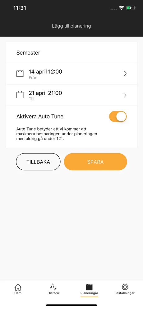 HEM Klok Värme