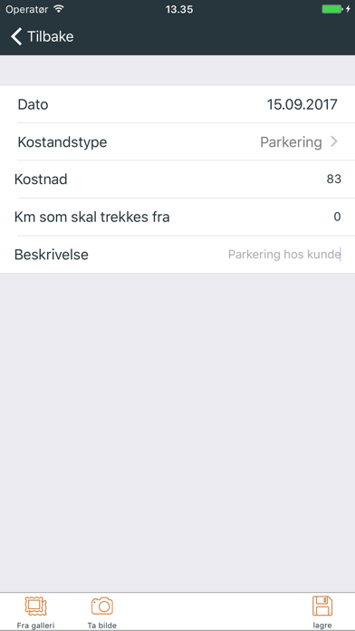 EG Holte Kjørebok Screenshot