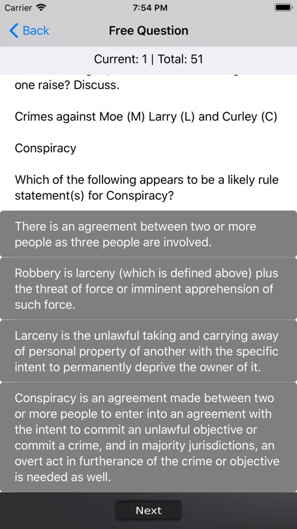 Baby Bar Exam Drills screenshot-3