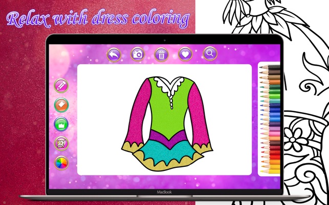 Glitter Dress Coloring(圖4)-速報App