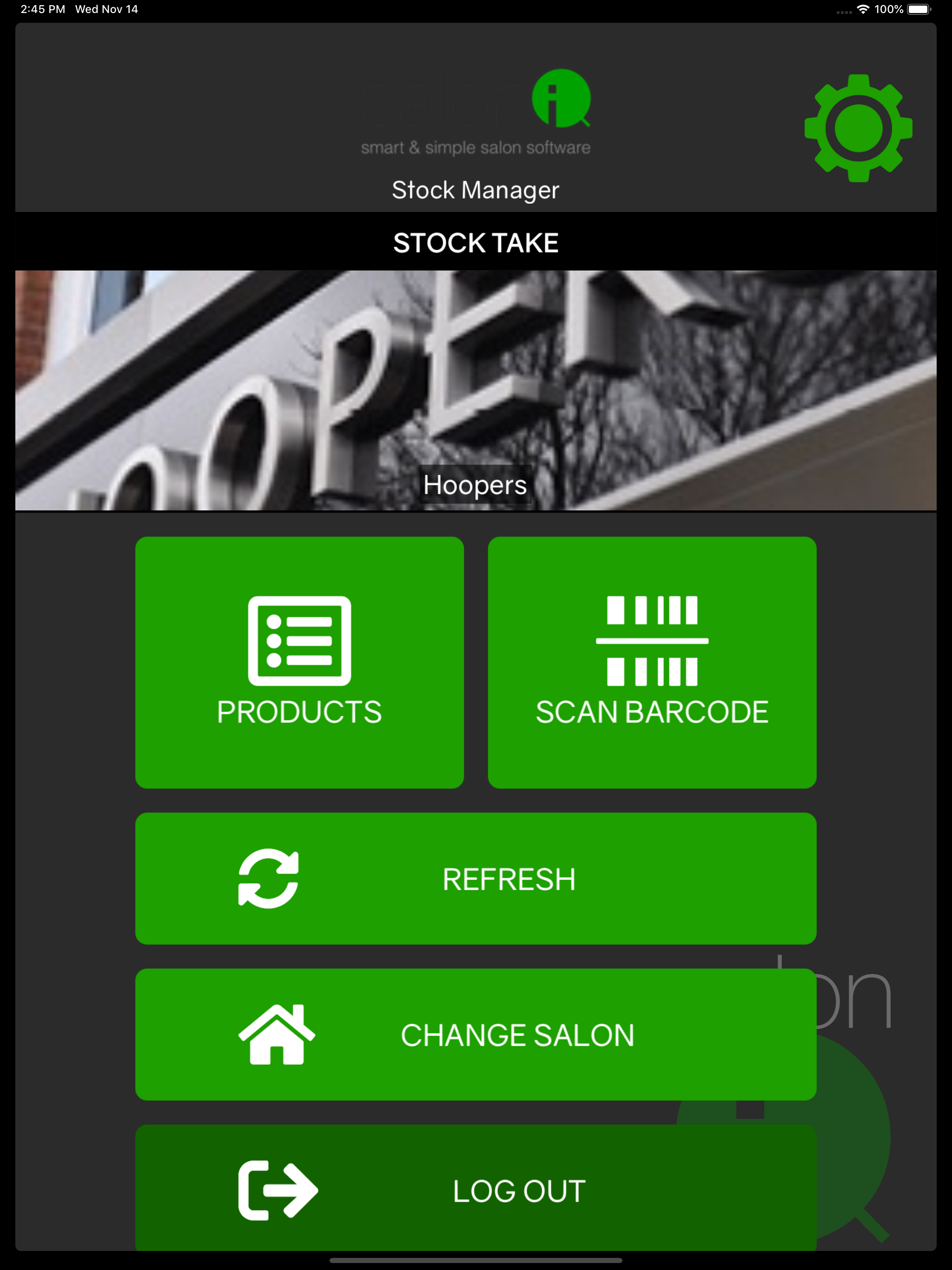 SaloniQ Stock Manager
