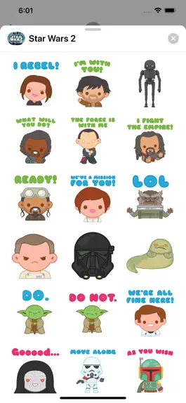 Game screenshot Star Wars Stickers2 apk