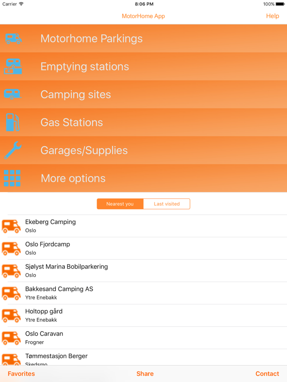 Screenshot #4 pour MotorHomeApp