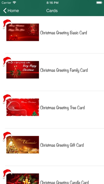 Card For Christmas Week