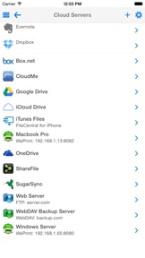 FileCentral for iPhone screenshot