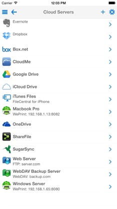 FileCentral for iPhone screenshot 5