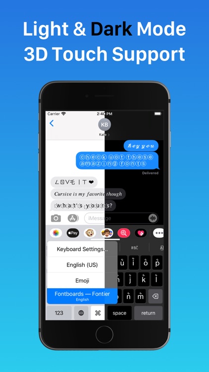 Fontier ► Fonts Keyboard