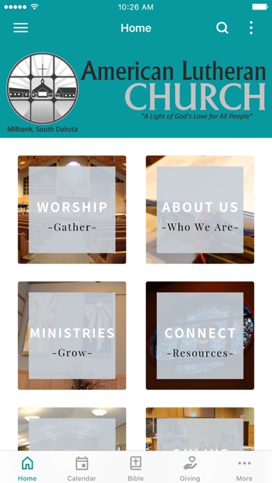 American Lutheran Church Screenshot