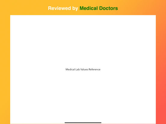 Screenshot #4 pour Medical Lab Values Reference