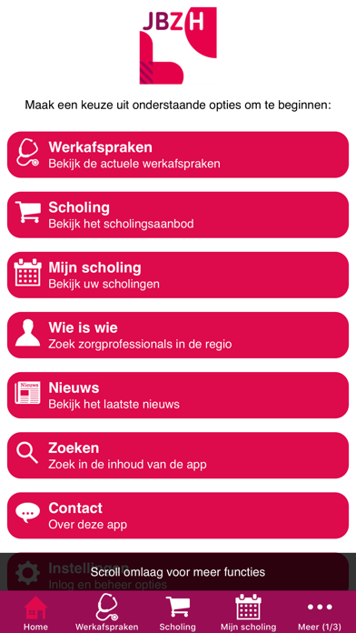 Werkafspraken JBZ-JBH Screenshot