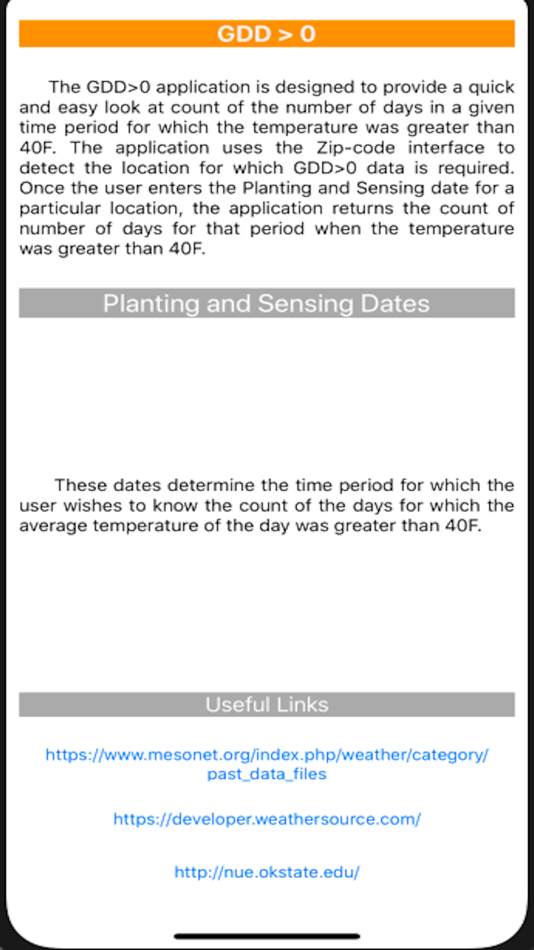 #7. Growing Degree Days Calculator (iOS) 由: Oklahoma State University