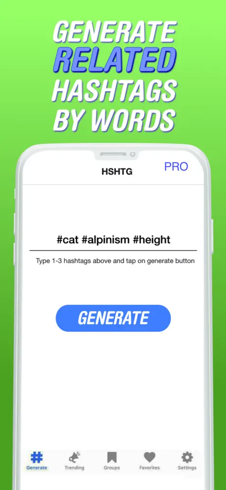 HSHTG - Hashtag Generator