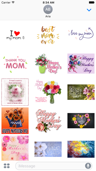 Screenshot #1 pour Animated Happy Mothers Day Gif