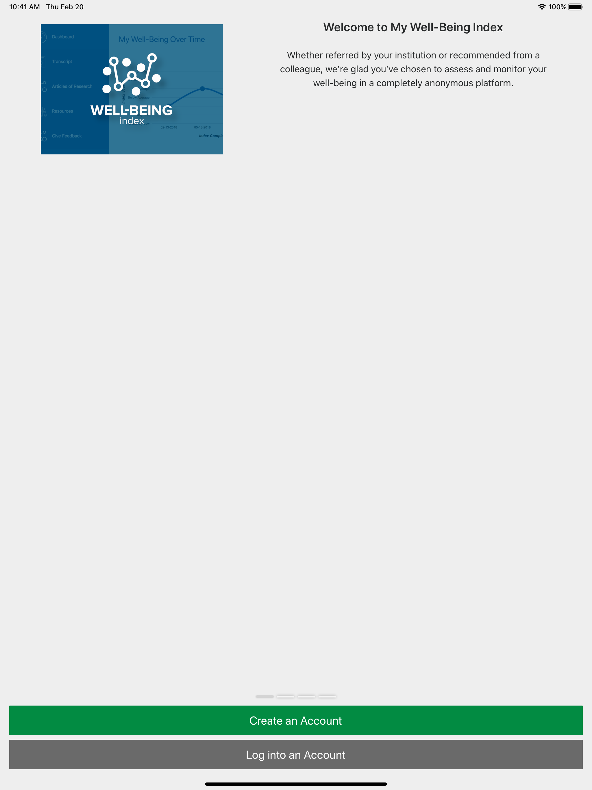 My Well-Being Index screenshot 6