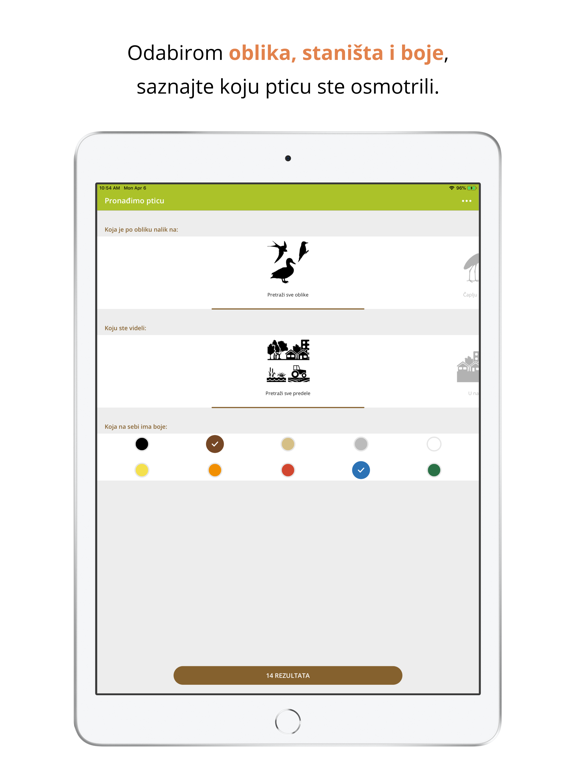 Ptice na dlanu iPad screenshot 2 - Education app