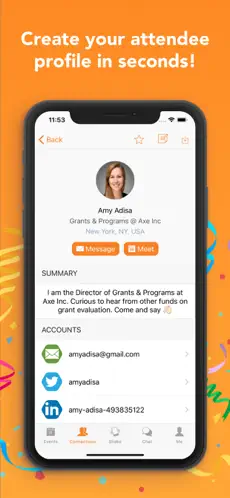 Captura 1 Socio Event App iphone