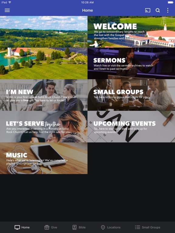 SRC App iPad screenshot 1 - Lifestyle app