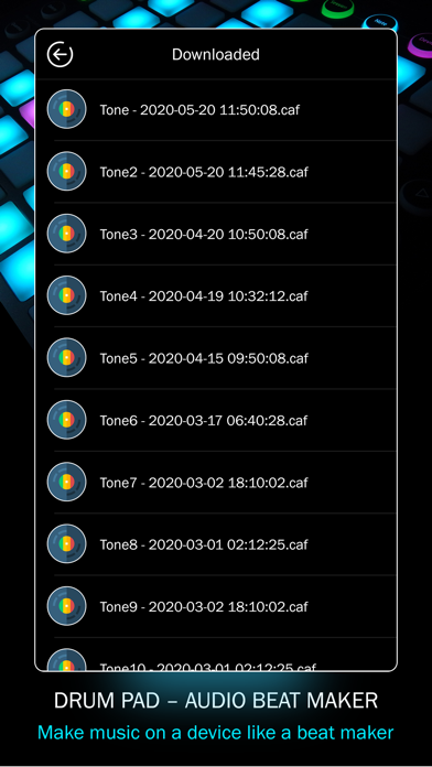 Screenshot #1 pour Drum Pad - Audio Beat Maker