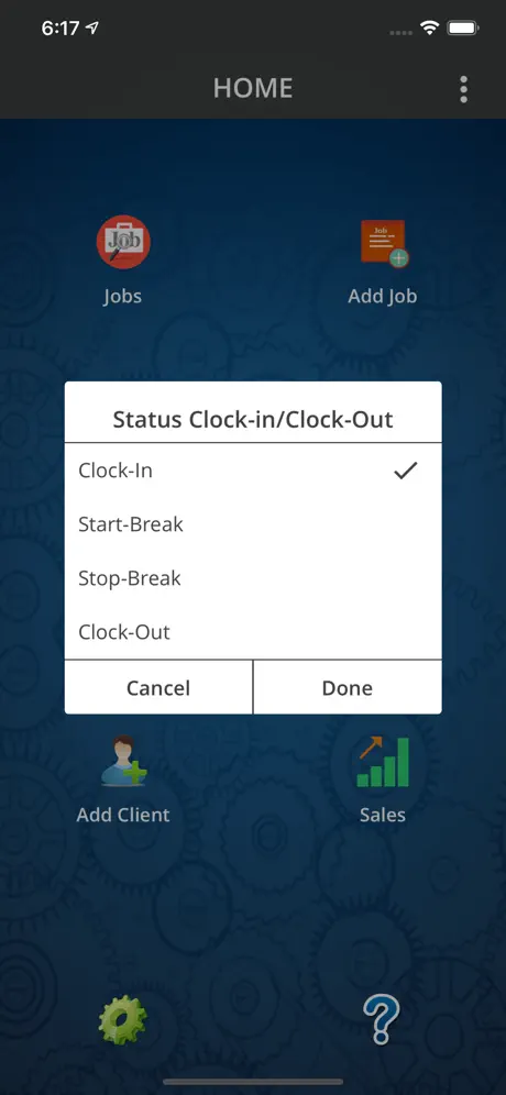 Work Force Tracker FSM
