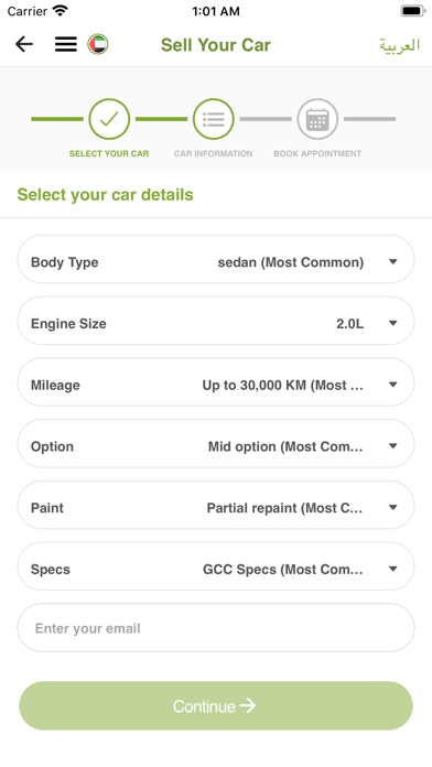 BuyAnyCar.com Screenshot
