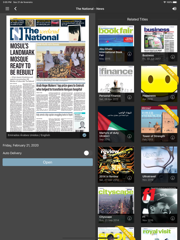 Screenshot #5 pour The National E-Reader