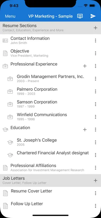 Got Resume Builder: Screenshot 1 von 10