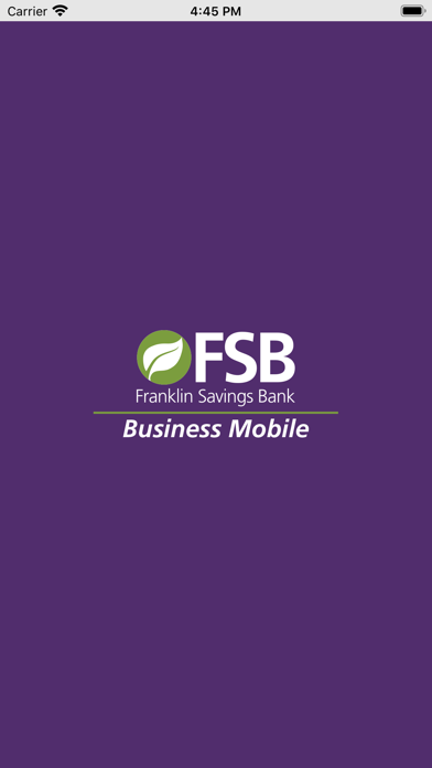 Franklin Savings Bank Business Screenshot