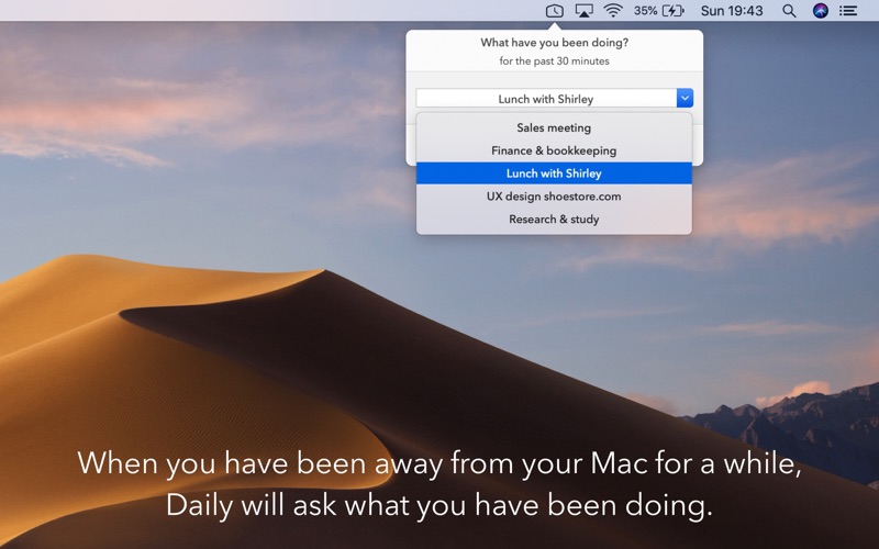 Daily – Hours &amp; Time Tracker thumbnail 3