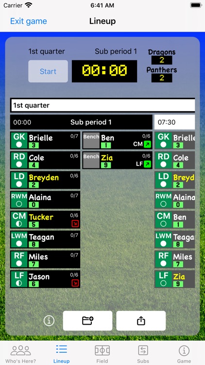 Youth Soccer Lineup screenshot-3