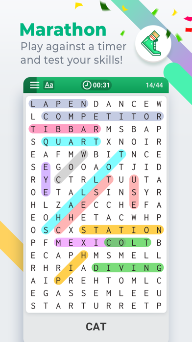 Word Search Colorfulのおすすめ画像7