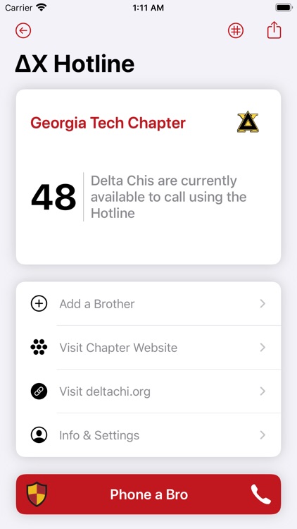 Delta Chi Hotline