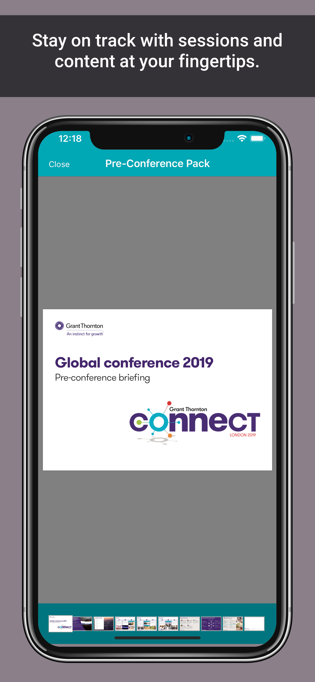 Grant Thornton Event App screenshot 4