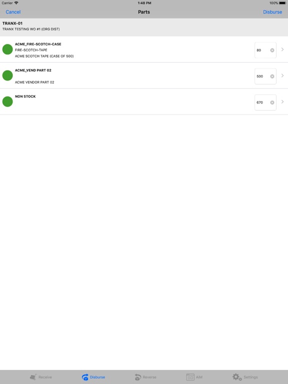 Screenshot #4 pour Go 11.1 Receiving