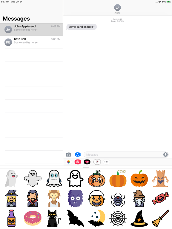 Screenshot #5 pour Ghostly Stickers