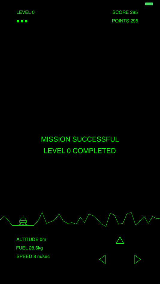 #2. Comet Lander (iOS) Podle: Fernando Morales