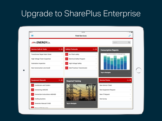 SharePlus for Office 365 iPad app afbeelding 4