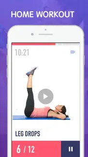 female fitness, women workout iphone screenshot 2