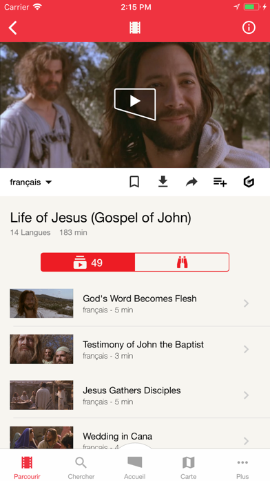 Screenshot #3 pour Jesus Film Project