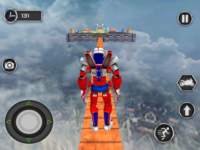 Impossible Robot Bike Stunts