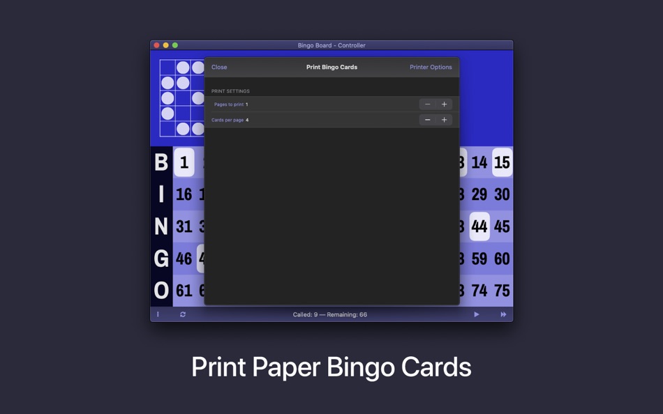 #5. Bingo Board Flashboard (macOS) 由: Daniel Radtke