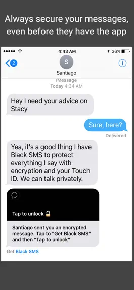 Game screenshot Black SMS - Protected Texts mod apk