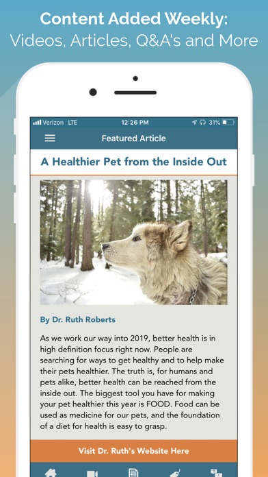 iPet's Ally Holistic Pet Care Screenshot