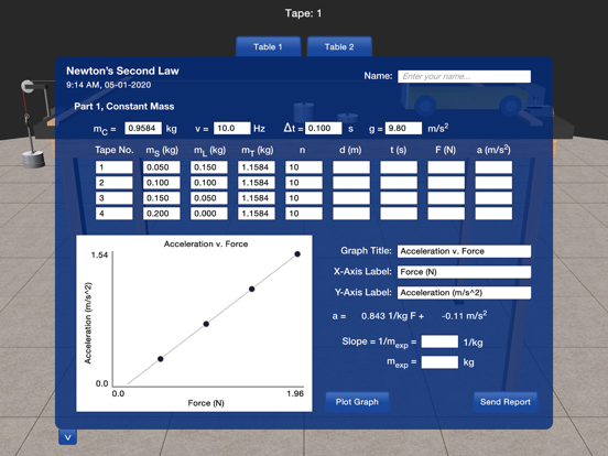 Screenshot #6 pour PP+ Newton's 2nd Law